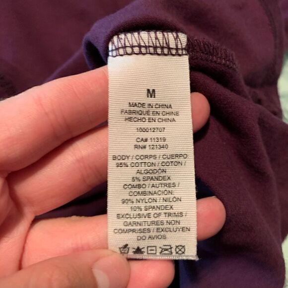 3 for $30! Purple mesh tank top - Picture 4 of 8